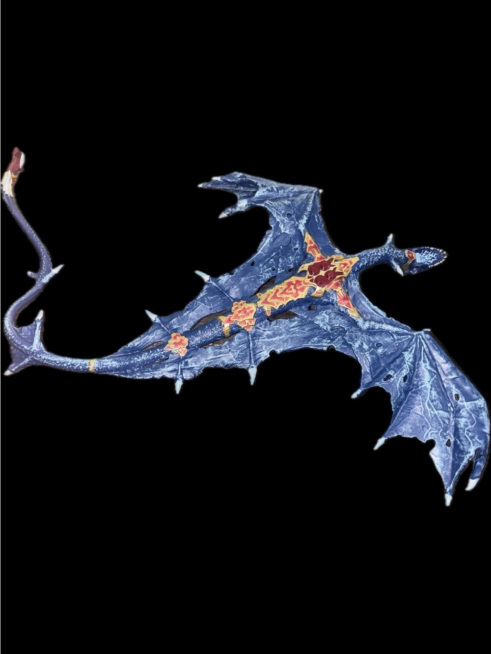 Mega Bloks Dragons Metal Ages Blue Dragon Figure SLANN 9812 Odaku rare 2005
